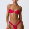 Bas de bikini Pensacola Cheeky en rose framboise