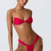 Bas de bikini Pensacola Cheeky en rose framboise