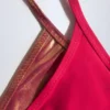 Maillot de bain 1 pièce à superpositions métalliques Amanyara en fuchsia Maillot de bain 1 pièce à superpositions métalliques Amanyara en fuchsia