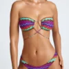 Haut de bikini multi-positions Azure By Oh Polly Maillot de bain à imprimé multicolore Haut de bikini multi-positions Azure By Oh Polly Maillot de bain à imprimé multicolore