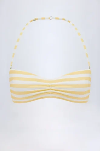 Haut de bikini multi-positions Cascais en citron