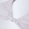 Haut de bikini Santona à nœud en blanc Haut de bikini Santona à nœud en blanc