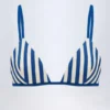 Haut de bikini triangle Montauk en bleu marine Haut de bikini triangle Montauk en bleu marine
