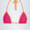 Haut de bikini triangle Paita en rose fuchsia