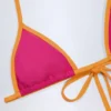 Haut de bikini triangle Paita en rose fuchsia