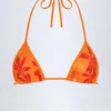 Haut de bikini triangle Paita à imprimé Orange Orchid Haut de bikini triangle Paita à imprimé Orange Orchid