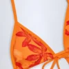Haut de bikini triangle Paita à imprimé Orange Orchid Haut de bikini triangle Paita à imprimé Orange Orchid