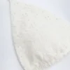 Haut de bikini triangle Recife en broderie anglaise, blanc