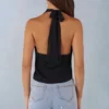 Haut dos nu à décolleté plongeant Maraya en noir Haut dos nu à décolleté plongeant Maraya en noir