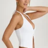 Haut dos nu à encolure halter Covia en blanc Haut dos nu à encolure halter Covia en blanc