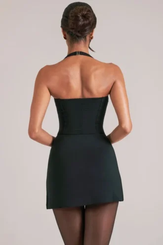 Haut long à dos nu Vita  en noir
