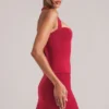 Haut long à dos nu Vita en rouge cerise Haut long à dos nu Vita en rouge cerise