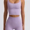 Haut long sans coutures Super Sculpt, couleur lilas tendre Haut long sans coutures Super Sculpt, couleur lilas tendre