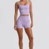 Haut long sans coutures Super Sculpt, couleur lilas tendre Haut long sans coutures Super Sculpt, couleur lilas tendre
