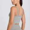 Haut long sans coutures Super Sculpt en gris chiné Haut long sans coutures Super Sculpt en gris chiné