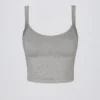 Haut long sans coutures Super Sculpt en gris chiné Haut long sans coutures Super Sculpt en gris chiné