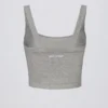 Haut long sans coutures Super Sculpt en gris chiné Haut long sans coutures Super Sculpt en gris chiné
