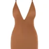 Intimates Intimates Robe Courte Multi-Positions en Maille Douce, Couleur Miel Intimates Intimates Robe Courte Multi-Positions en Maille Douce, Couleur Miel