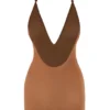 Intimates Intimates Robe Courte Multi-Positions en Maille Douce, Couleur Miel Intimates Intimates Robe Courte Multi-Positions en Maille Douce, Couleur Miel