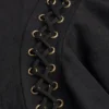 Jupe à lacets taille moyenne Jalsa en noir
