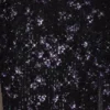 Jupe longue à taille mi-haute et fente sur la cuisse Nevara, ornée de paillettes, en noir-violet Jupe longue à taille mi-haute et fente sur la cuisse Nevara, ornée de paillettes, en noir-violet