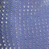 Jupe longue à taille mi-haute Siona ornée, couleur bleue
