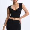 Jupe micro en modal Lyra à taille mi-haute, couleur noire Jupe micro en modal Lyra à taille mi-haute, couleur noire
