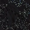 Haut de bikini à bretelles croisées ornées Liberty, noir
