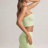 Jupe évasée taille moyenne en modal Zuri, vert sauge