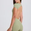 Justaucorps dos nu en Matcha Justaucorps dos nu en Matcha
