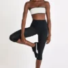 Legging capri Soft Active en noir Legging capri Soft Active en noir
