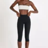 Legging capri Soft Active en noir Legging capri Soft Active en noir
