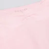 Legging en jersey brossé à taille mi-haute et fronces, couleur rose pâle chiné