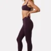 Legging froncé Soft Active couleur prune Legging froncé Soft Active couleur prune