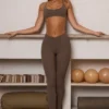 Legging long Soft Active couleur cacao Legging long Soft Active couleur cacao