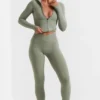 Legging long Soft Active vert bambou Legging long Soft Active vert bambou