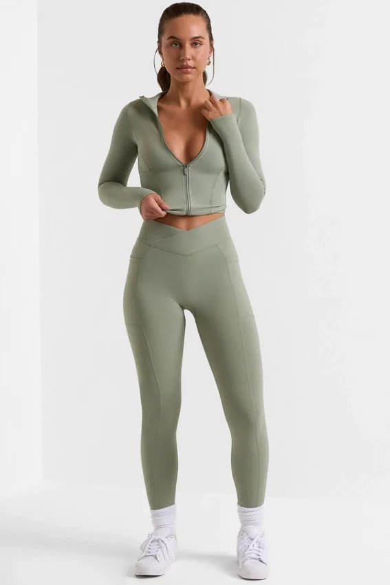 Legging long Soft Active vert bambou Legging long Soft Active vert bambou