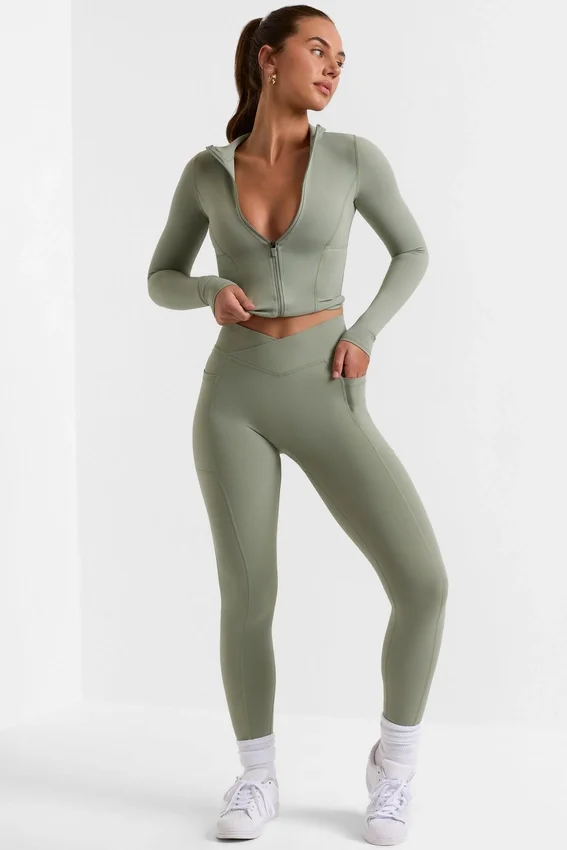 Legging long Soft Active vert bambou Legging long Soft Active vert bambou