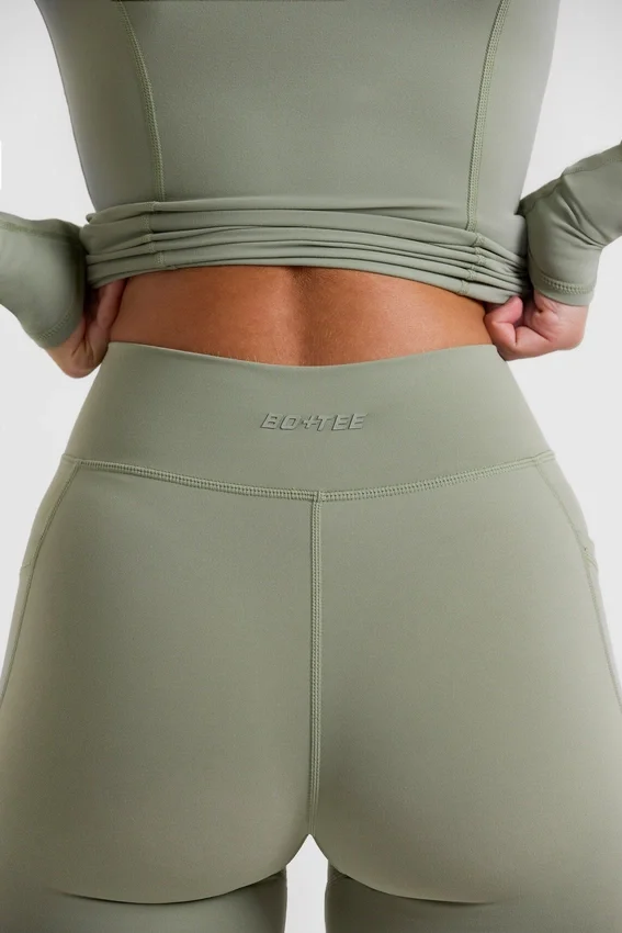 Legging long Soft Active vert bambou Legging long Soft Active vert bambou