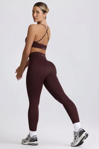 Legging sans coutures Super Sculpt couleur chocolat