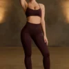 Legging sans coutures Super Sculpt couleur chocolat Legging sans coutures Super Sculpt couleur chocolat