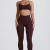Legging sans coutures Super Sculpt couleur chocolat Legging sans coutures Super Sculpt couleur chocolat