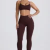 Legging sans coutures Super Sculpt couleur chocolat Legging sans coutures Super Sculpt couleur chocolat