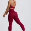 Legging sans coutures Super Sculpt en bordeaux Legging sans coutures Super Sculpt en bordeaux
