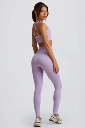 Legging sans coutures Super Sculpt taille haute, couleur lilas pâle