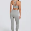 Legging sans coutures Super Sculpt à taille haute, gris chiné Legging sans coutures Super Sculpt à taille haute, gris chiné