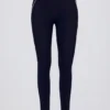 Legging Soft Active à croisement et contrastes, bleu marine classique Legging Soft Active à croisement et contrastes, bleu marine classique