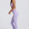 Legging Soft Active à effet torsadé sur le devant, couleur lilas Legging Soft Active à effet torsadé sur le devant, couleur lilas