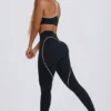 Legging Soft Active à taille mi-haute, noir Legging Soft Active à taille mi-haute, noir