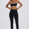 Legging Soft Active à taille mi-haute, noir Legging Soft Active à taille mi-haute, noir